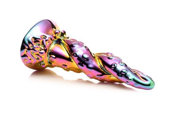 Фентезійний скляний фалоімітатор Creature Cocks Enchanting Rainbow Glass Dildo, 16 см SX2223 фото
