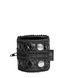 Жіночий гаманець-браслет Noir Handmade F326, black, під шкіру, рельєфний візерунок, кишеня на блискавці SX0387 фото 3