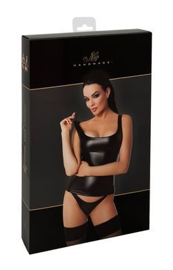 Топ Noir Handmade F346 Powerwetlook top - 3XL SX2115 фото