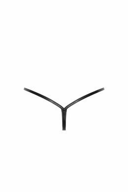 Трусики-стрінги Noir Handmade P012 Wild, S, під латекс, крокодиловий принт, застібки з боків SX0339 фото