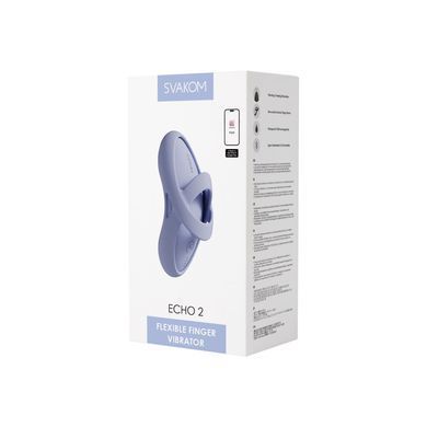 Кліторальний вібратор Svakom Echo 2 Sky Blue SX2448 фото