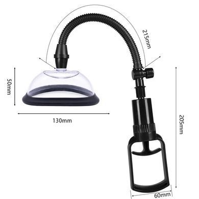 Вакуумна помпа для вульви Pussy Pump Premium Fun розмір L (13 см), механічний насос SO8702 фото