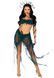 Еротичний костюм Медузи Горгони Leg Avenue Medusa Costume XS, топ, спідниця, нарукавники, прикраси SO9211 фото 3