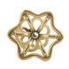 Анальна пробка LOCKINK SEVANDA Hollow Spiral Golden Metal Anal Plug - S size SX0882 фото 6