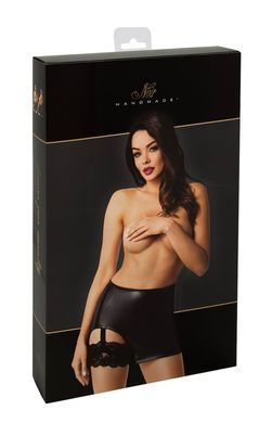 Спідниця Noir Handmade F345 Powerwetlook skirt with garter - M SX2135 фото