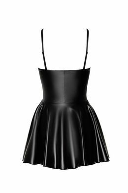 Сукня Noir Handmade F308 Dreamer, 3XL, міні, під латекс, відкриті плечі, спідниця кльош, блискавка спереду SX0290 фото