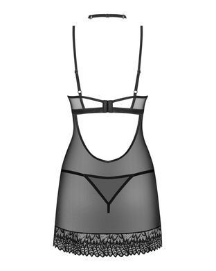 Сорочка Obsessive Donarella chemise & thong M/L SX1141 фото
