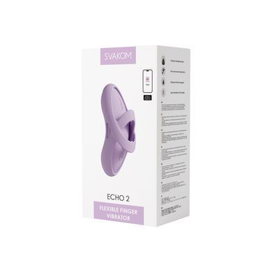 Кліторальний вібратор Svakom Echo 2 Pink Lilac SX2449 фото