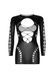 (SALE) Безшовна мінісукня Leg Avenue Long sleeve cut out mini dress One size Black SO8570 фото 5
