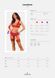 Комплект білизни Obsessive Lacelove cupless 3-pcs set M/L Red, бюстгальтер, стрінги, пояс для панчіх SO8656 фото 5