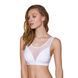 Топ з прозорою вставкою Passion PS002 TOP XL, white SO4206 фото 1
