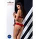 Комплект білизни Passion Exclusive CHERRY SET OpenBra L/XL, red, відкритий ліф, трусики-спідничка PS25507 фото 4