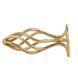 Анальна пробка LOCKINK SEVANDA Hollow Spiral Golden Metal Anal Plug - M size SX0883 фото 4