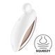 Вібратор для зовнішньої стимуляції Satisfyer Spot On 2 White, дуже потужний, гнучкий відросток SX0578 фото 1