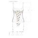 Корсет з підв'язками, стрінги Passion LOVELIA CORSET S/M, white SO4769 фото 7