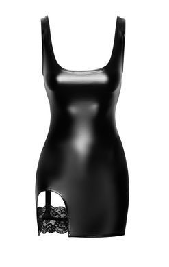 Сукня Noir Handmade F344 Powerwetlook dress with garter - M SX2078 фото