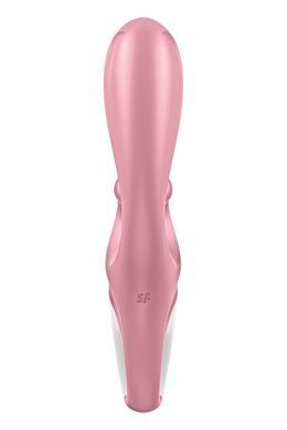 Смарт вібратор-кролик Satisfyer Hug Me Pink, 2 мотори, діаметр 4,2см, широка кліторальна частина SO6274 фото