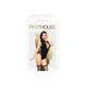 Боді Penthouse Hotter Than Hell XL Black, непрозоре, вирізи, декольте, імітація шнурівки, панчохи SO6446 фото 3