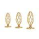 Анальна пробка LOCKINK SEVANDA Hollow Spiral Golden Metal Anal Plug - L size SX0884 фото 10
