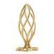 Анальна пробка LOCKINK SEVANDA Hollow Spiral Golden Metal Anal Plug - L size SX0884 фото 1