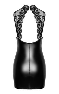 Сукня Noir Handmade F343 Powerwetlook and lace mini skirt - S SX2073 фото