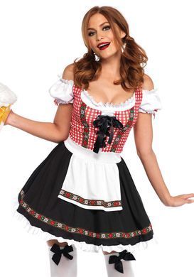 Баварський костюм &laquo;Октоберфест&raquo; Leg Avenue Beer Garden Babe M SO7999 фото