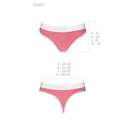 Спортивні трусики-стрінги Passion PS007 PANTIES XL, pink SO4258 фото