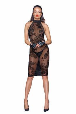 Сукня Noir Handmade F240 Midi tulle dress with velvet straps, XXL SX0143 фото