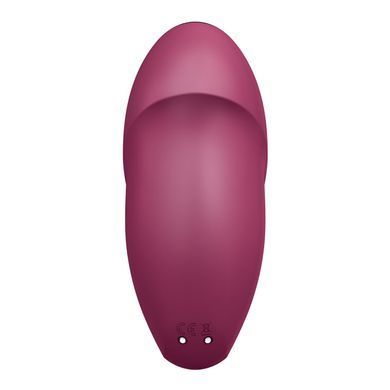 Вібростимулятор-пульсатор Satisfyer Tap & Climax 1 Red, ефект постукування пальцем, 2 мотори SX0566 фото