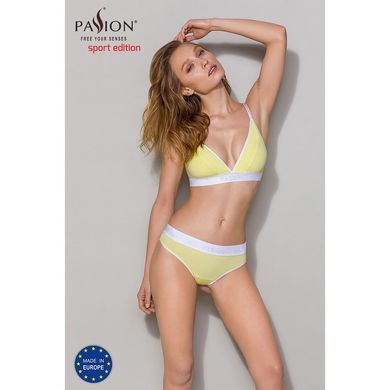 Спортивні трусики-стрінги Passion PS007 PANTIES L, yellow SO4259 фото