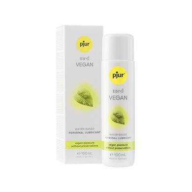 Лубрикант на водній основі pjur MED Vegan glide 100 мл &mdash; тільки веганські інгредієнти PJ12690 фото