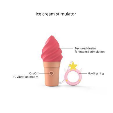 Вібратор-морозиво Love To Love CAND'ICE &mdash; RASPBERRY JOLLY SO6820 фото