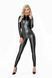 Комбінезон з мокрим ефектом Noir Handmade F293 Powerwetlook catsuit with front zipper, XXL SX0193 фото 2