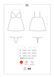 (SALE) Сатиновий пеньюар із мереживом Obsessive 810-BAB-1 babydoll & thong S/M SO7152 фото 7