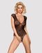 (SALE) Бодістокінг із великої сітки з мереживом Obsessive B112 teddy XL/XXL, чорний, з доступом SO7202 фото 1