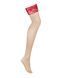 Панчохи під пояс із широким мереживом Obsessive Lacelove stockings M/L SO8659 фото 3