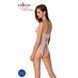 Боді з ажурним декором та відкритим кроком Passion URSULA BODY S/M, white SO5833 фото 2