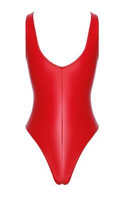 Боді Noir Handmade F352 Red powerwetlook body - XXL SX1979 фото