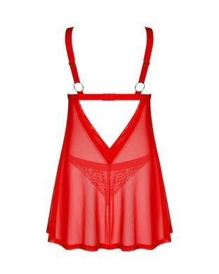 Бебі-дол Obsessive Elianes babydoll & thong XL/2XL SX1145 фото