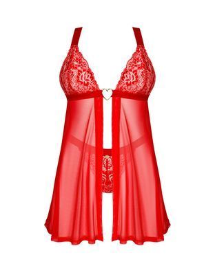 Бебі-дол Obsessive Elianes babydoll & thong XL/2XL SX1145 фото