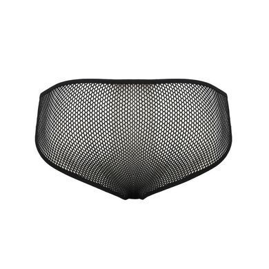 Чоловічі труси зі шнурівкою Passion 035 SLIP RICHARD L/XL Black, екошкіра, сітка SO7576 фото
