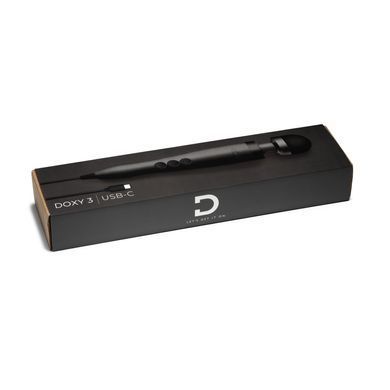 Вібромасажер DOXY3 USB-C Massager MATTE BLACK SX2453 фото