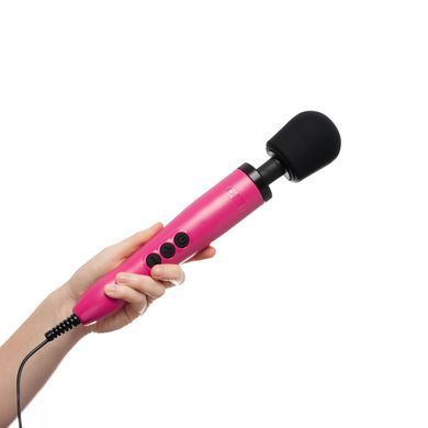 Вібромасажер DOXY Original Pink, дуже потужний, живлення 220В, пульсівні вібрації SO1429 фото