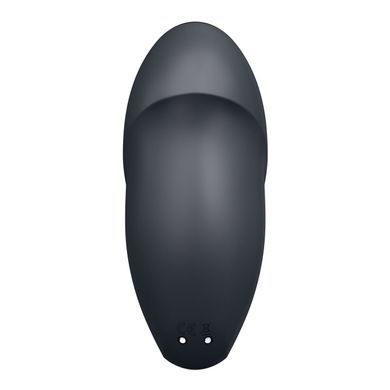 Вібростимулятор-пульсатор Satisfyer Tap & Climax 1 Grey, ефект постукування пальцем, 2 мотори SX0567 фото