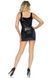 Вінілова мінісукня на шнурівці Leg Avenue Vinyl lace up mini dress M SO8001 фото 2