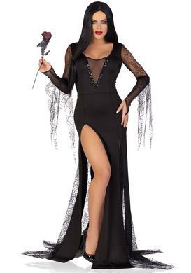 Костюм Мортіші Аддамс Leg Avenue Sexy Spooky Morticia L SO9217 фото