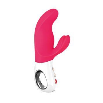 Вібратор-кролик Fun Factory MISS BI pink/white, 2 незалежні мотори, діаметр 4,2 см SX0944 фото