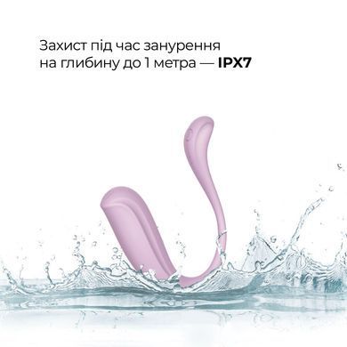 Інтерактивне віброяйце Svakom Phoenix Neo 2 Pastel Lilac, оновлена модель SX0728 фото