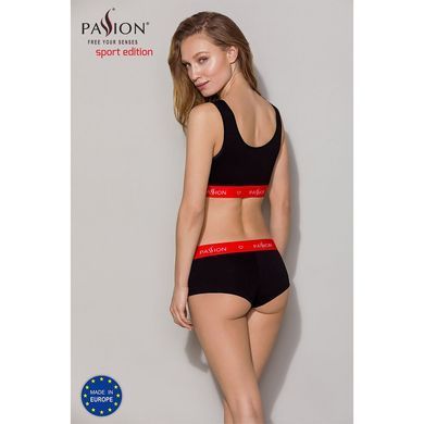 Спортивний топ на широких бретелях Passion PS003 TOP L, black SO4211 фото
