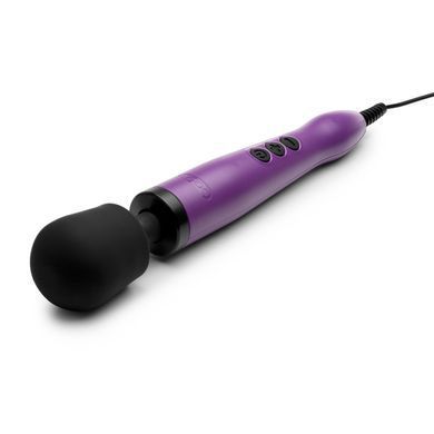 Вібромасажер DOXY Original Purple, дуже потужний, живлення 220В, пульсівні вібрації SO1430 фото